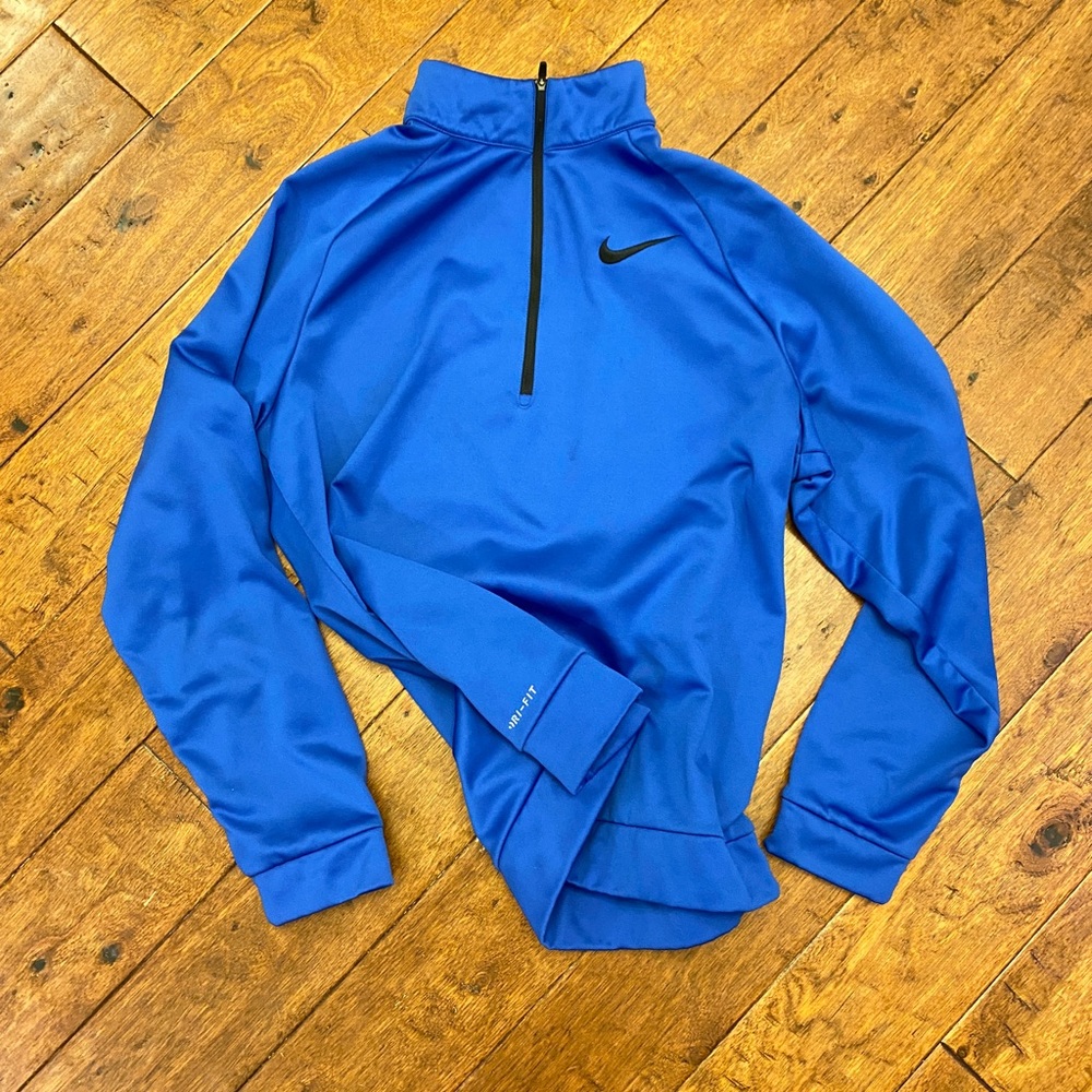 Nike Dri Fit Blue Pullover